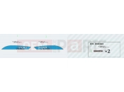 CFMOTO 2024 MOTORCYCLE 700 CL-X (CF700-2D [EU5] ) DECAL(Zephyr Blue) - F19-2-A