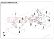 CFMOTO 700 CL-X (CF700-2DH) GEARSHIFT LEVER - F03-2