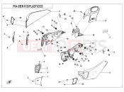 CFMOTO 700 CL-X (CF700-2DH) PLASTICS3 - F04-3