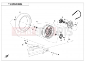 CFMOTO 700 CL-X (CF700-2DH) REAR WHEEL - F11
