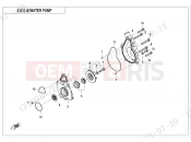 CFMOTO 700 CL-X (CF700-2DH) WATER PUMP - E08