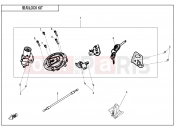CFMOTO 2025 MOTORCYCLE 700 MT (CF700-9AH) LOCK KIT - F01