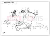 CFMOTO 2025 MOTORCYCLE 700 MT (CF700-9AH) PLASTICS â¢ - F04-03
