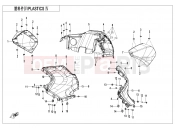 CFMOTO 2025 MOTORCYCLE 700 MT (CF700-9AH) PLASTICS â£ - F04-04