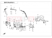 CFMOTO 2025 MOTORCYCLE 700 MT (CF700-9AH) PLASTICS â¥ - F04-06