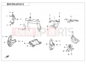 CFMOTO 2025 MOTORCYCLE 700 MT (CF700-9AH) PLASTICS â¦ - F04-07