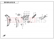 CFMOTO 2025 MOTORCYCLE 700 MT (CF700-9AH) PLASTICS â§ - F04-08