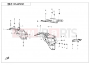 CFMOTO 2025 MOTORCYCLE 700 MT (CF700-9AH) PLASTICS â© - F04-10