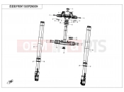 CFMOTO 2025 MOTORCYCLE 700 MT (CF700-9AH) FRONT SUSPENSION - F05