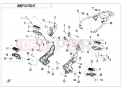 CFMOTO 2025 MOTORCYCLE 700 MT (CF700-9AH) FOOTREST - F14