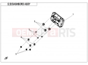 CFMOTO 2025 MOTORCYCLE 700 MT (CF700-9AH) DASHBOARD ASSY - F17