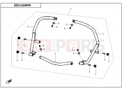 CFMOTO 2025 MOTORCYCLE 700 MT (CF700-9AH) BUMPER - F25