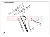 CFMOTO 2025 MOTORCYCLE 700 MT (CF700-9AH) CAMSHAFT - E02-5