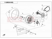 CFMOTO 700 MT (CF700-9F [EU5] ) REAR WHEEL - F11