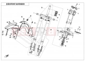 CFMOTO 2024 MOTORCYCLE 700 MT (CF700-9F [EU5] ) FRONT SUSPENSION - F05