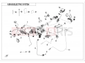 CFMOTO 2024 MOTORCYCLE 700 MT (CF700-9F [EU5] ) ELECTRIC SYSTEM - F15