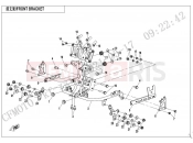CFMOTO 800 MT (CF800-5 [EU5] ) FRONT BRACKET - F03-1
