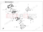 CFMOTO 800 MT (CF800-5 [EU5] ) PLASTICS4(SPORT) - F04-4-A