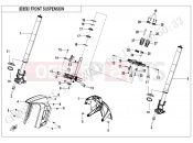 CFMOTO 800 MT (CF800-5 [EU5] ) FRONT SUSPENSION - F05