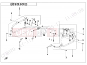 CFMOTO 800 MT (CF800-5 [EU5] ) SIDE BOX BRACKET - F22