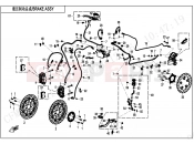 CFMOTO 800 MT (CF800-5 [EU5] ) BRAKE SYSTEM - F08