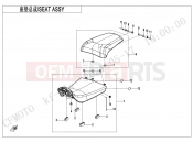 CFMOTO 800 MT (CF800-5 [EU5] ) SEAT ASSY(HEATING FUNCTION) - F13-B
