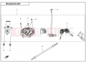 CFMOTO 800 MT (CF800-5H) LOCK KIT(MECHANICAL LOCK) - F01-A