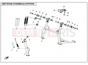 CFMOTO 800 MT (CF800-5H) SIDE STAND@^MIDDLE SUPPORTER(EXPLORE EDITION) - F03-4-B