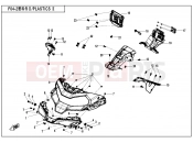 CFMOTO 800 MT (CF800-5H) PLASTICS2(EXPLORE EDITION) - F04-2-B