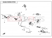 CFMOTO 800 MT (CF800-5H) STEERING SYSTEM(EXPLORE EDITION) - F10-B