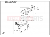CFMOTO 800 MT (CF800-5H) SEAT ASSY(EXPLORE EDITION) - F13-B