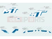 CFMOTO 800 MT (CF800-5H) DECAL-EXPLORE EDITION-STARRY WHITE - F19-4-V2