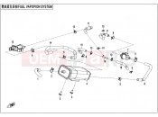 CFMOTO 800 MT (CF800-5H) FUEL VAPORIZATION SYSTEM - F36