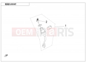 CFMOTO 2019 ATV CFORCE 1000 (CF1000ATR) LOCK KIT - F01