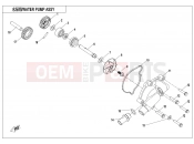 CFMOTO 2020 ATV CFORCE 1000 (CF1000ATR) WATER PUMP ASSY. - E08