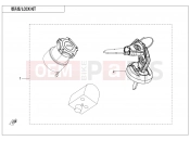 CFMOTO 2023 ATV CFORCE 1000 (CF1000ATR) LOCK KIT - F01