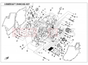 CFMOTO 2023 ATV CFORCE 1000 (CF1000ATR) LEFT CRANKCASE ASSY - E01-1