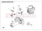 CFMOTO 2023 ATV CFORCE 1000 (CF1000ATR) FUEL INJECTION SYSTEM(NO FUEL VAPORIZATION SYSTEM) - E17-A