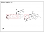CFMOTO 2024 ATV CFORCE 1000 (CF1000ATR) HEAT INSULATION PLATE - F02-2