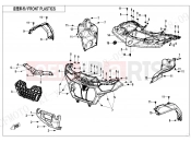 CFMOTO 2024 ATV CFORCE 1000 (CF1000ATR-2) FRONT PLASTICS - F04-1