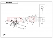 CFMOTO 2024 ATV CFORCE 1000 (CF1000ATR-2) TOWBAR(BOLT CONNECTION) - F40-B