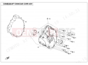 CFMOTO 2024 ATV CFORCE 1000 (CF1000ATR-2) LEFT CRANKCASE COVER ASSY - E01-4