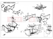 CFMOTO 2025 ATV CFORCE 1000 (CF1000ATR-2 [ABS] ) MIDDLE PLASTICS - F04-3-V2