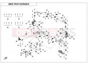 CFMOTO 2025 ATV CFORCE 1000 (CF1000ATR-2 [ABS] ) FRONT SUSPENSION - F05-1