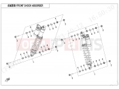 CFMOTO CFORCE 1000 (CF1000ATR-2 [WITHOUT ABS] ) FRONT SHOCK ABSORBER(GAS) - F05-2-B