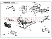 CFMOTO 2025 ATV CFORCE 1000 (CF1000ATR-2A) FRONT PLASTICS - F04-1