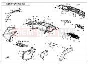 CFMOTO 2025 ATV CFORCE 1000 (CF1000ATR-2A) REAR PLASTICS - F04-4