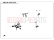 CFMOTO 2025 ATV CFORCE 1000 (CF1000ATR-2A) BOTTOM PLASTICS(OVERLAND) - F04-5