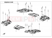 CFMOTO 2025 ATV CFORCE 1000 (CF1000ATR-2A) RACK COVER(SINGLE BOX) - F14-A-2