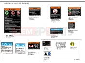 CFMOTO 2025 ATV CFORCE 1000 (CF1000ATR-2A) DECAL WARNING(Turkey) - F19-2-B